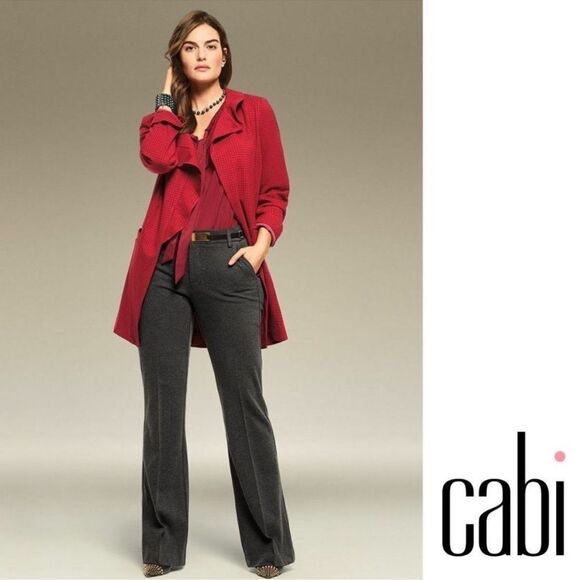 Cabi Women’s Promotion Trouser 3574R Charcoal Size 14 - Picture 1 of 14